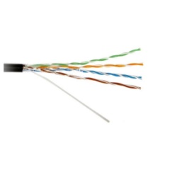 Кабели Ethernet Hyperline UUTP4-C5E-S24-OUT-PE-BK-500