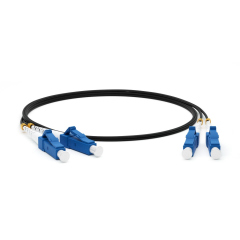 Hyperline FC-D2-9-LC/UR-LC/UR-H-25M-LSZH-BK