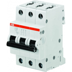 Аппараты защиты от сверхтоков и токов утечки (автоматические выключатели, УЗО, диффавтоматы) ABB S203 Автоматический выключатель 3P 32А (B) 6kA (2CDS253001R0325)