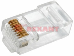 Разъемы Ethernet REXANT Джек RJ-45 8P-8C CAT5e (05-1021)