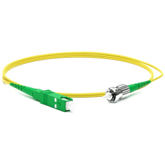 Патч-корды оптические Hyperline FC-S2-9-SC/AR-ST/AR-H-10M-LSZH-YL