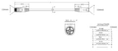 Hyperline PC-LPM-STP-RJ45-RJ45-C5e-3M-LSZH-YL