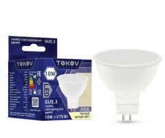 Лампа светодиодная Лампа светодиодная 10Вт Soffit 3000К GU5.3 176-264В TOKOV ELECTRIC TKE-MR16-GU5.3-10-3K