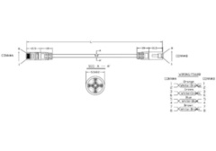 Hyperline PC-LPM-UTP-RJ45-RJ45-C5e-5M-LSZH-WH