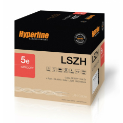 Hyperline SFUTP4-C5E-S24-IN-LSZH-GY-305