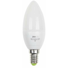 Лампа светодиодная Лампа светодиодная PLED-ECO-C37 5Вт свеча 3000К тепл. бел. E27 400лм 230В JazzWay 2855312A