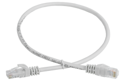 Патч-корд UTP кат.5e 1м сер. GENERICA PC01-C5EU-1M-G