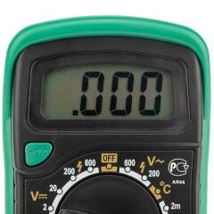 Мультиметры Мультиметр портативный MAS838 в кожухе с прозвонкой и измерением температуры Mastech 13-2008