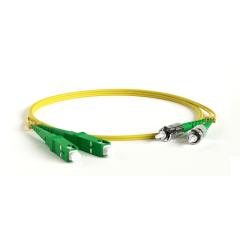 Патч-корды оптические Hyperline FC-D2-9-SC/AR-ST/AR-H-3M-LSZH-YL