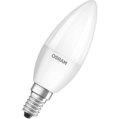 Лампа светодиодная LED Star Classic B 40 5W/827 5Вт свеча матовая 2700К тепл. бел. E14 470лм 220-240В пластик. OSRAM 4052899971608