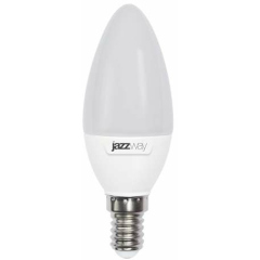 Лампа светодиодная Лампа светодиодная PLED-SP C37 7Вт свеча 3000К тепл. бел. E14 530лм 230В JazzWay 1027818-2