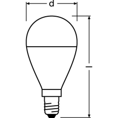 Лампа светодиодная LED Value LVCLP75 10SW/840 230В E14 10х1 RU OSRAM 4058075579743