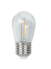 Лампа светодиодная Лампа светодиодная филаментная PLED-ECO-S14 1Вт 2700К тепл. бел. CLEAR E27 для Белт-лайт JazzWay 5040625