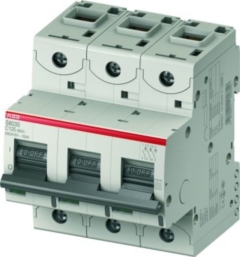 Аппараты защиты от сверхтоков и токов утечки (автоматические выключатели, УЗО, диффавтоматы) ABB S803S Автоматический выключатель 3P 6A (C) (2CCS863001R0064)
