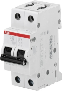ABB S202 Автоматический выключатель 2P 4A (C) 6kA (2CDS252001R0044)