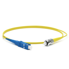 Патч-корды оптические Hyperline FC-S2-9-SC/UR-ST/UR-H-10M-LSZH-YL