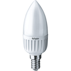 Лампа светодиодная Лампа светодиодная 94 480 NLL-P-C37-5-230-2.7K-E14-FR 5Вт свеча 2700К тепл. бел. E14 330лм 220-240В Navigator 94480