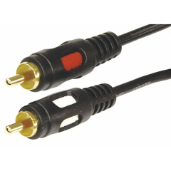 Соединительные кабели REXANT Шнур 2RCA Plug - 2RCA Plug 1.5М (Gold) (17-0143)