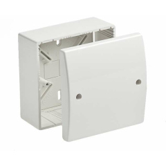 Распределительная коробка/корпус для монтажа на стене и на потолке Коробка универсальная для кабель-каналов 100х100х55 IP40 Ruvinil 65019