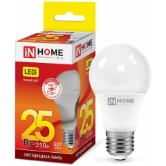 Лампа светодиодная LED-A70-VC 25Вт 230В E27 3000К 2000лм IN HOME 4690612024066