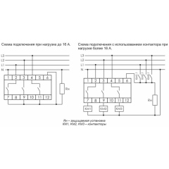 Реле контроля фаз Переключатель фаз PF-431 (с приоритетной фазой; монтаж на DIN-рейке 35мм 3х400/230+N 3х16А IP20) F&F EA04.005.001