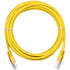 Патч-корды медные NETLAN EC-PC4UD55B-BC-PVC-050-YL-10