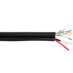 Кабели Ethernet ELETEC Кабель комб. UTP 5E 4x2x0.5 + 2x0.75 outdoor, 200 м (05-015)