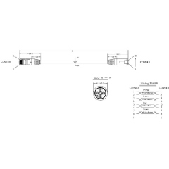 Hyperline PC-LPM-STP-RJ45-RJ45-C5e-1M-LSZH-BL