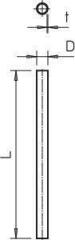 Стальная труба для электропроводки Труба метал. D20 без резьбы S20 W G (дл.3м) OBO 2046841