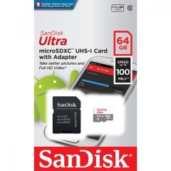 SanDisk Ultra Light 64 ГБ, 100 МБ/с, Class 10, SDSQUNR-064G-GN3MA