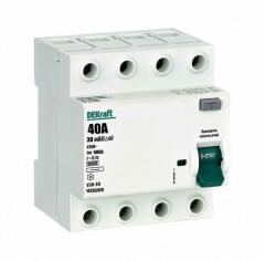 Устройство защитного отключения (УЗО) Выключатель дифференциального тока 4P 40А 30мА тип AC 6кА УЗО-03 SchE 14235DEK