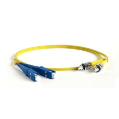 Патч-корды оптические Hyperline FC-D2-9-SC/UR-ST/UR-H-1M-LSZH-YL