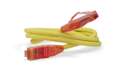 Hyperline PC-LPM-UTP-RJ45-RJ45-C5e-1M-LSZH-YL