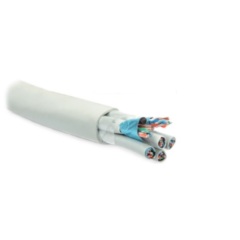 Кабели Ethernet Hyperline FUTP24W-C5-S24-IN-LSZH-GY