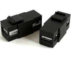Hyperline KJ1-USB-A2-BK