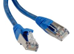 Патч-корды медные Hyperline PC-LPM-STP-RJ45-RJ45-C6-0.5M-LSZH-BL