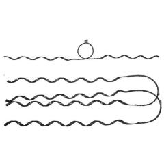 Арматура для самонесущих изолированных проводов (арматура СИП) Вязка спиральная ВС-120/150.2 МЗВА 00000000128